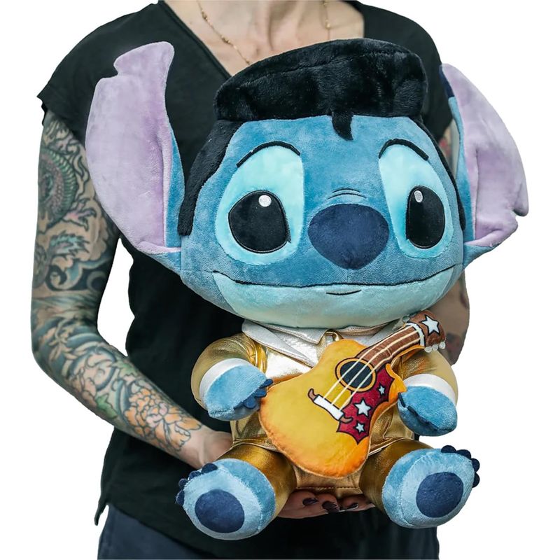 FUNKO - PELUCHE STITCH ELVIS CON VIBRACION 40CM ORIGINAL