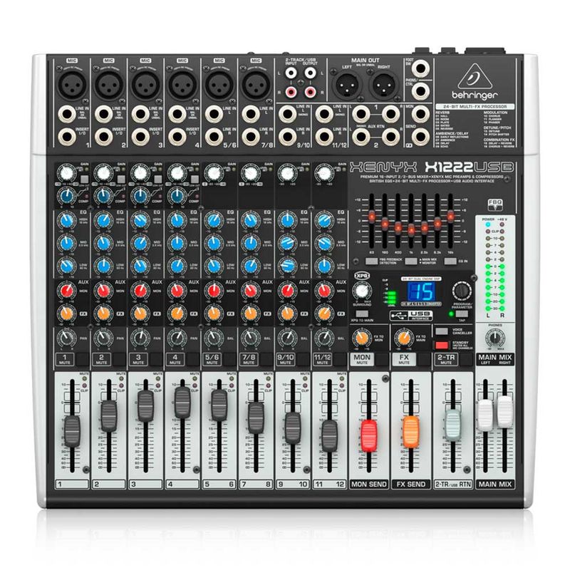BEHRINGER - Mezcladora Behringer Analogico Xenyx X1222USB