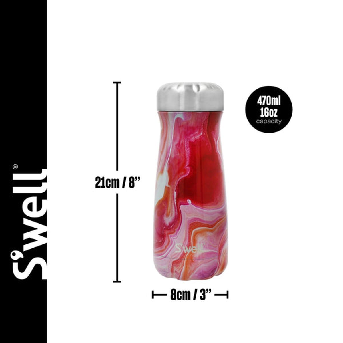 GENERICO - Rose Agate - Traveler 470ml Taza térmica Swell