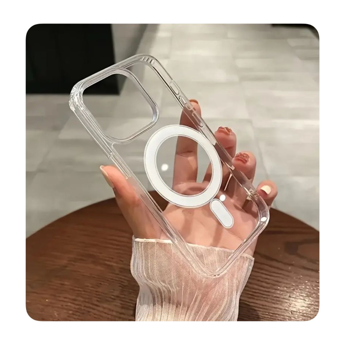 GENERICO - Case MagSafe Transparente - iPhone 11 Pro