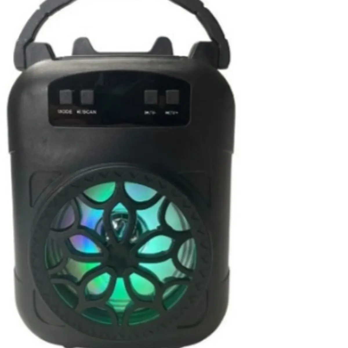 GENERICO - Parlante Bluetooth Portatil LED inalámbrico Negro