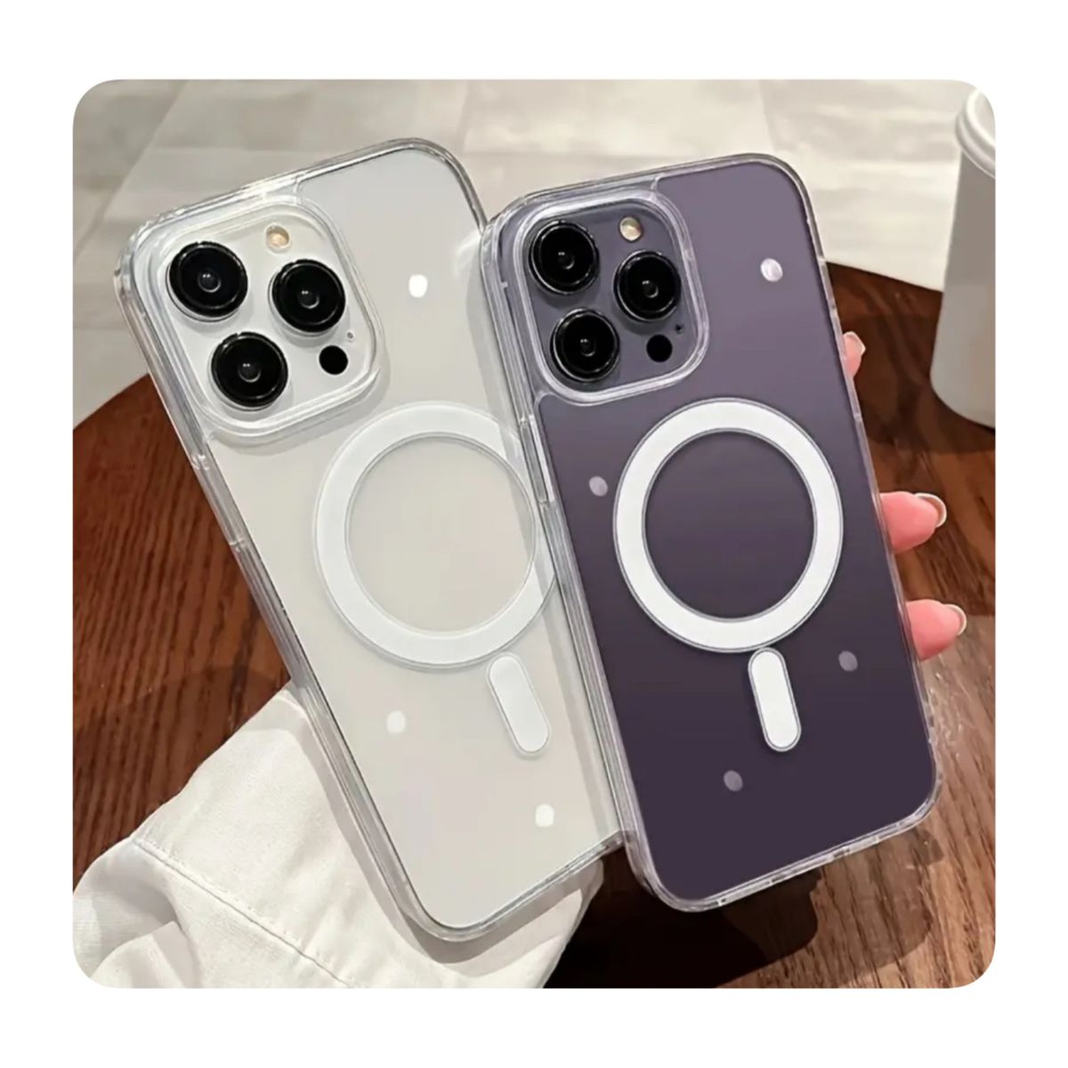 GENERICO - Case MagSafe Transparente - iPhone 11 Pro Max