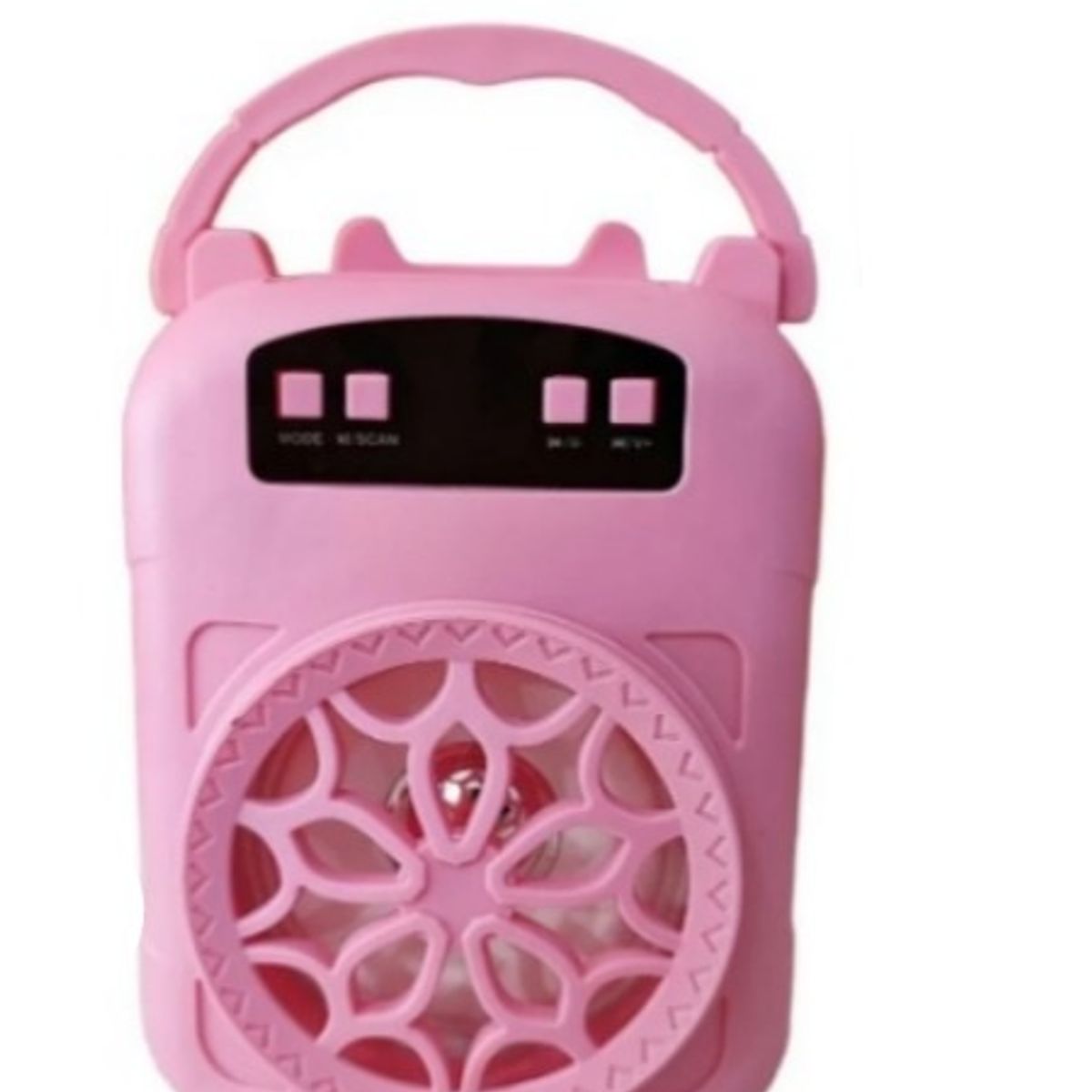 GENERICO - Parlante Bluetooth Portatil LED inalámbrico ROSADO