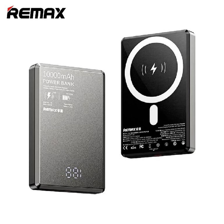 Power Bank Magnético Carga Inalámbrica Remax RPP-109 10000mAh Gris ...