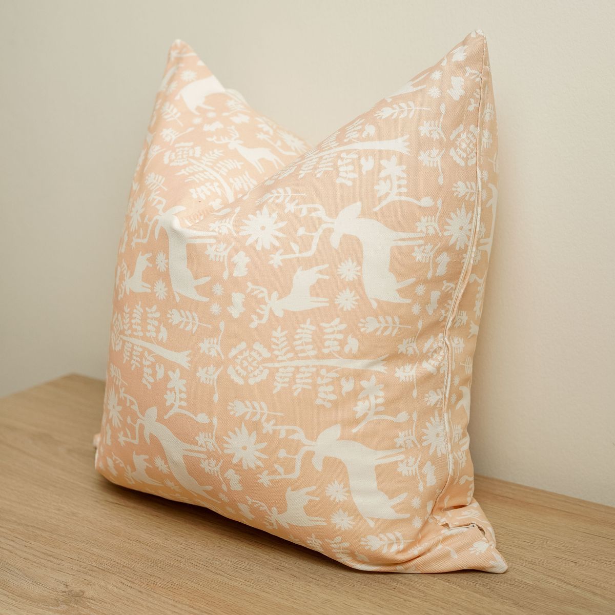 CLAUDIA RIVA HOME - Funda de Cojín Venados + relleno de poliester