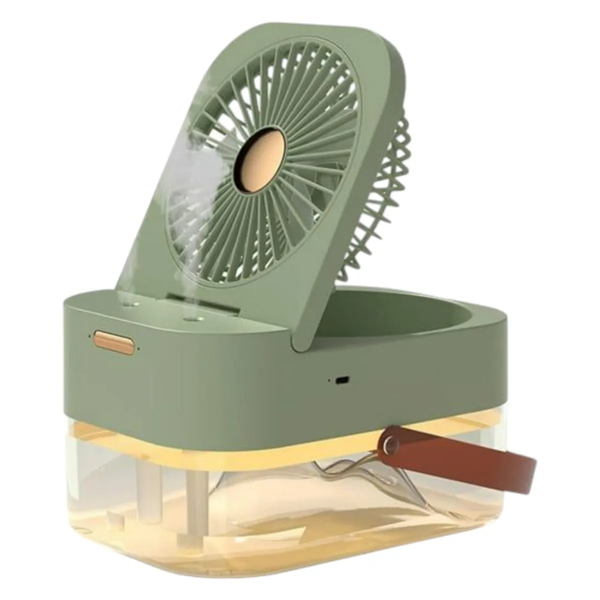 OEM - Humidificador con Ventilador Mini para Escritorio Silencioso y Cool