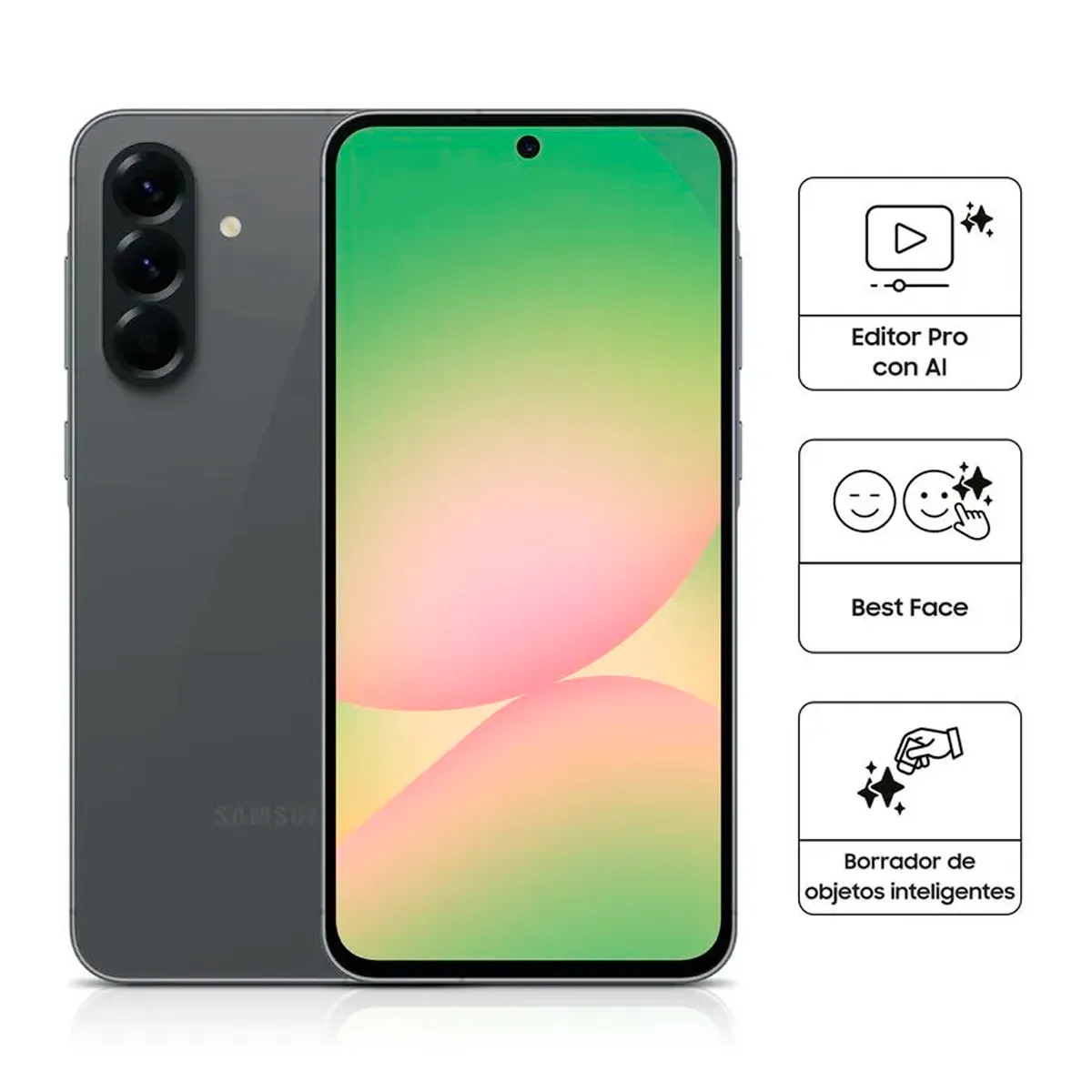 SAMSUNG - Celular Samsung Galaxy A56 5G 256GB 8GB RAM Color Negro