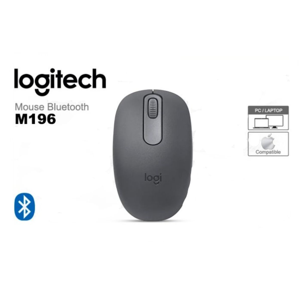 LOGITECH - Mouse Logitech M196 Bluetooth Black
