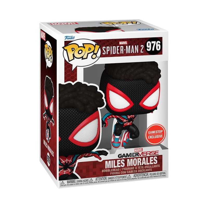 FUNKO - Funko Pop Spiderman Miles Morales 976 Exclusivo Gamestop