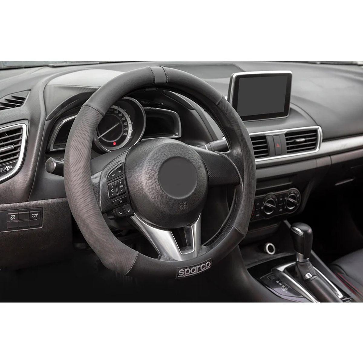 GENERICO - Funda de Timon Sparco Con Detalle Gris Antideslizante Sps136