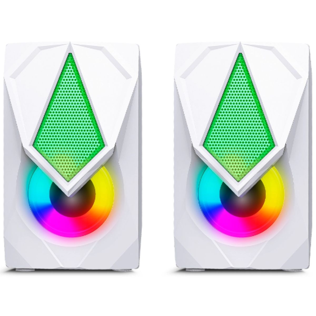 MICRONICS - Parlante Gamer CORSAIR WHITE MIC S309-9W 2. 0 RGB 2" MICRONICS