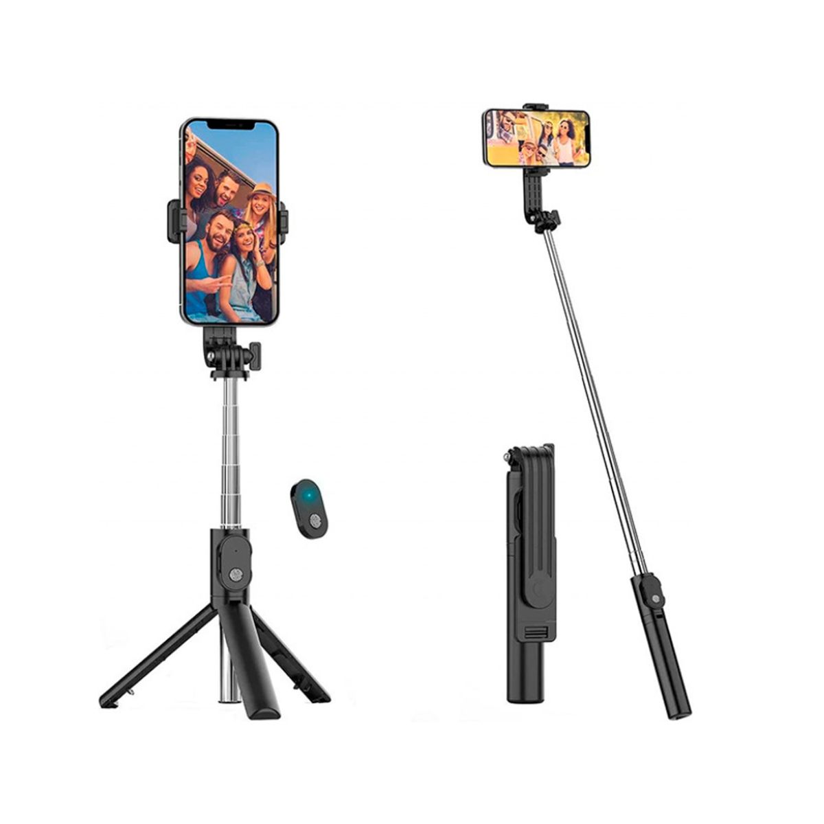 SEISA - SELFIE STICK BLUETOOTH WEP-P20S NEGRO