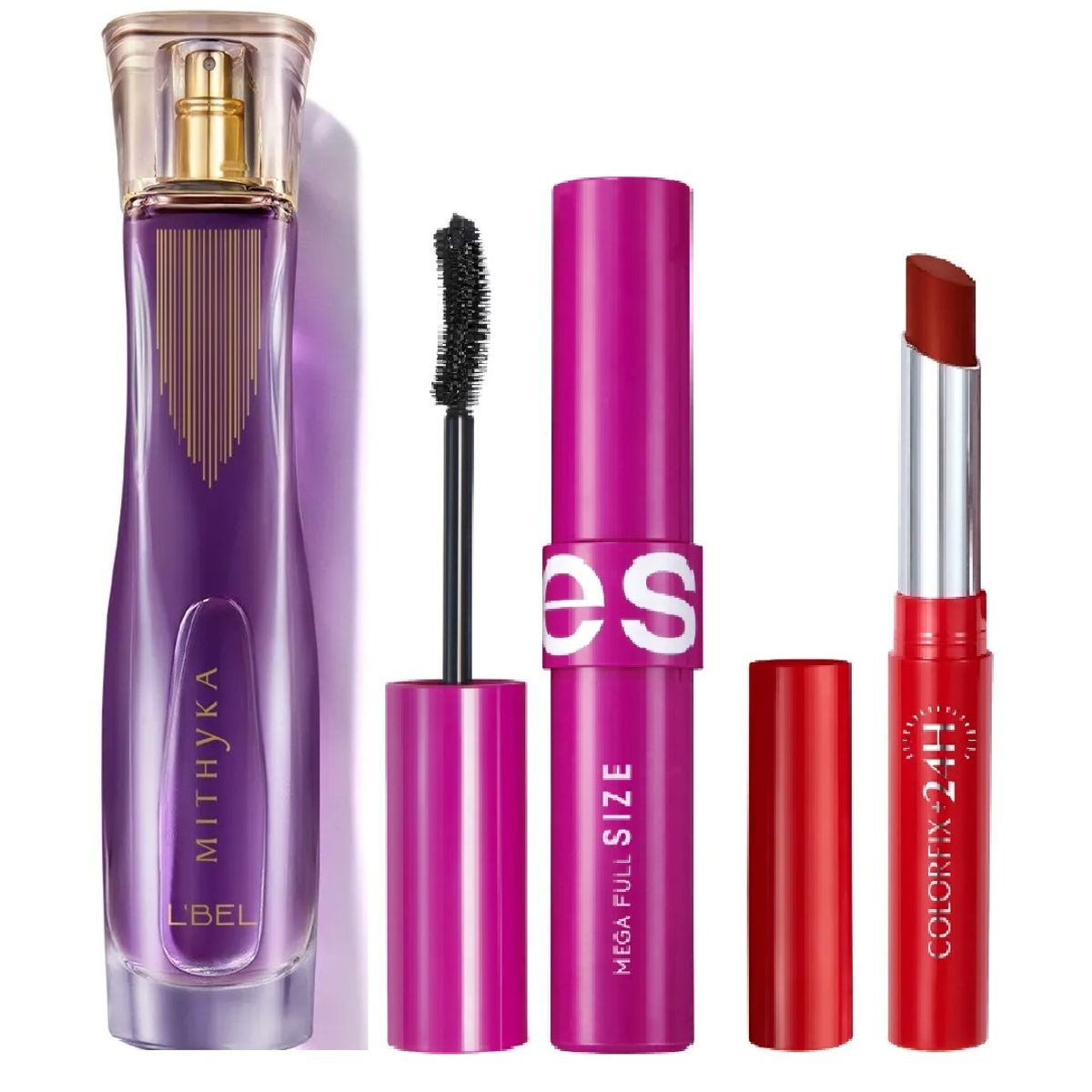 LBEL - PACK MITHYKA  LBEL+ MASCARA PESTAÑAS  + LABIAL COLORFIX