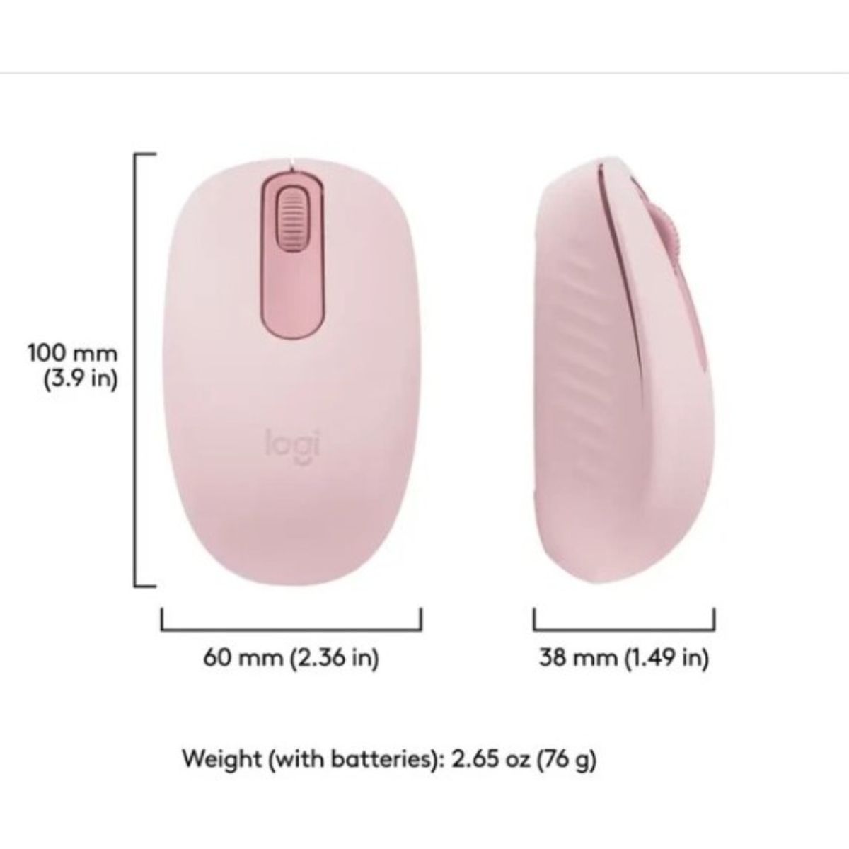 LOGITECH - Mouse Logitech M196 Bluetooth Rosado