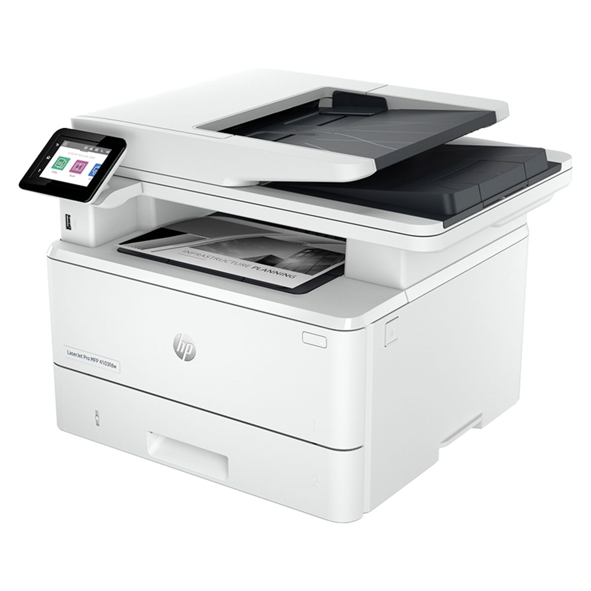 HP - Impresora Monocromatica HP LaserJet Pro MFP 4103fdw, Imprime/Copia/Escanea/Fax/USB 2.0