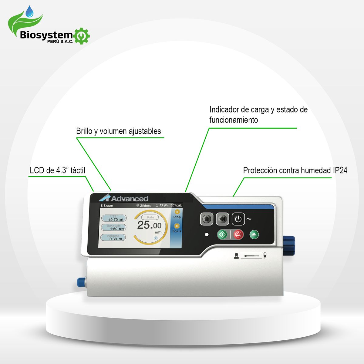GENERICO - BOMBA DE INFUSIÓN ADVANCED
