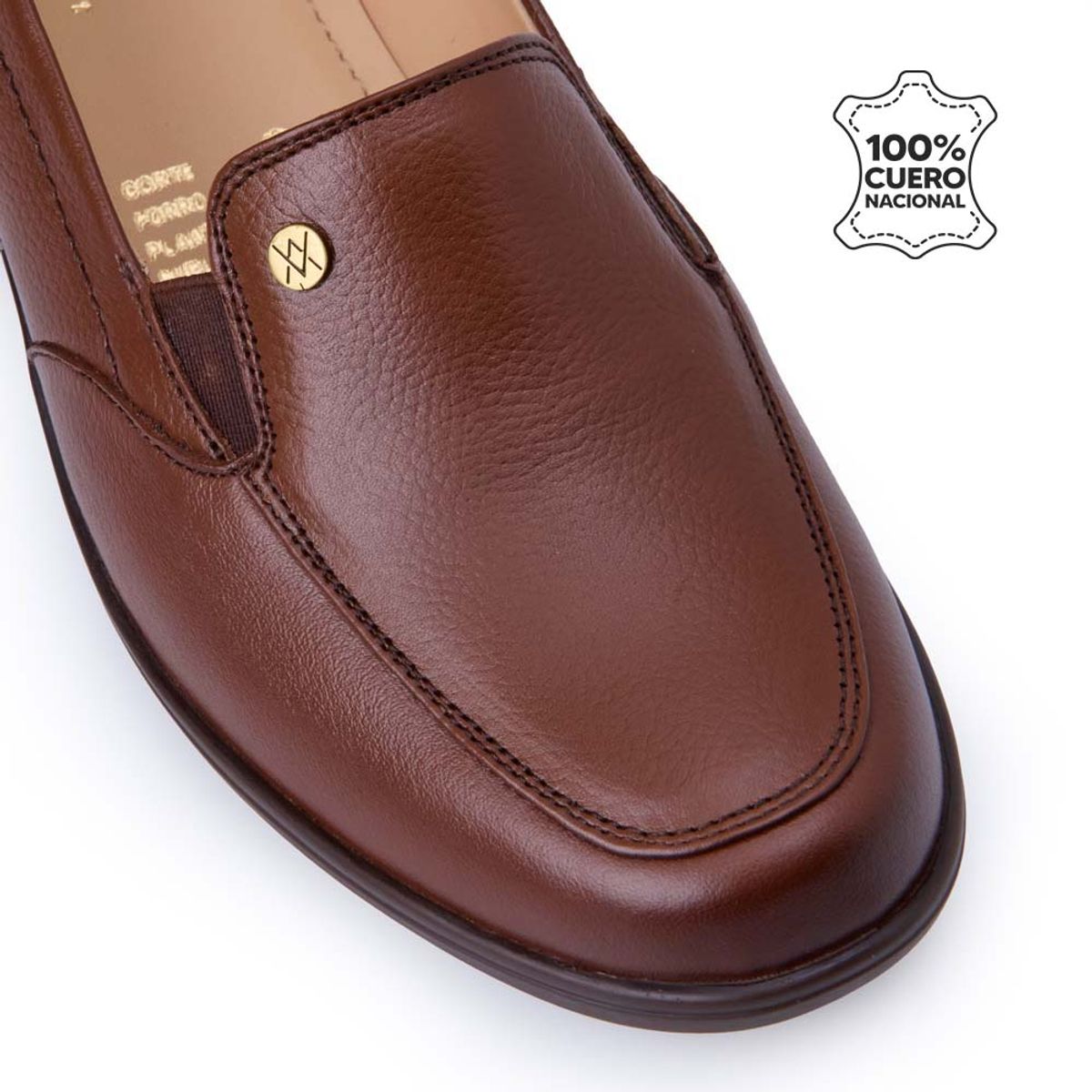 VIALE - Zapato Mocasín Casual LE-2512 Toffe Viale Cuero