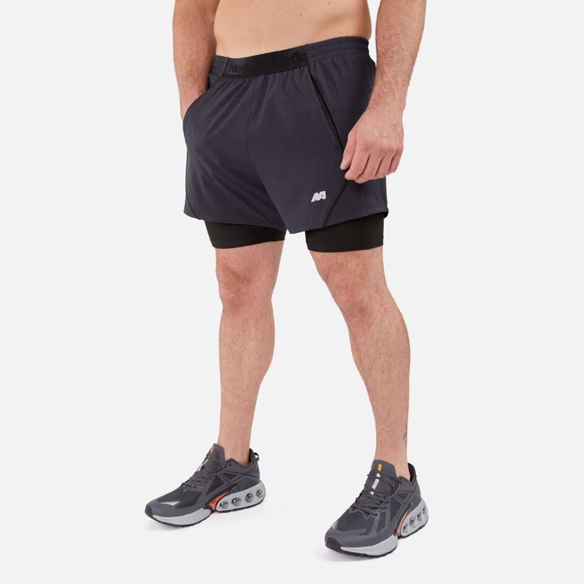 NEW ATHLETIC - Short Biker New Athletic Jose PlomoNegro Hombre