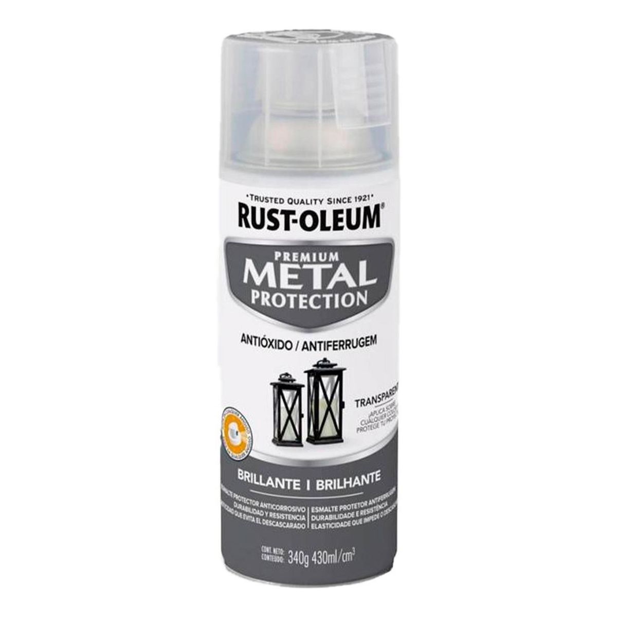 RUST OLEUM - Aerosol Rust-Oleum Metal Protection Brillante Transparente