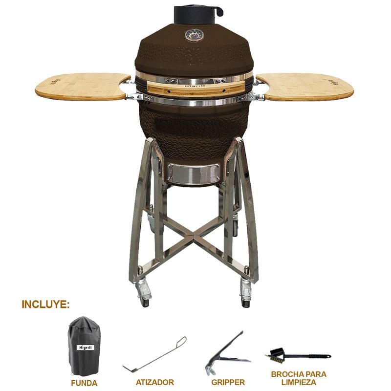 HIGRILL - Kamado 18 Pulgadas Higrill Parrilla Multifuncional