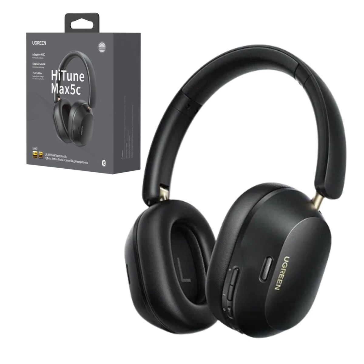 UGREEN - Audifono UGREEN Con Cancelacion De Ruido Bluetooth HITUNE MAX 5C HP203