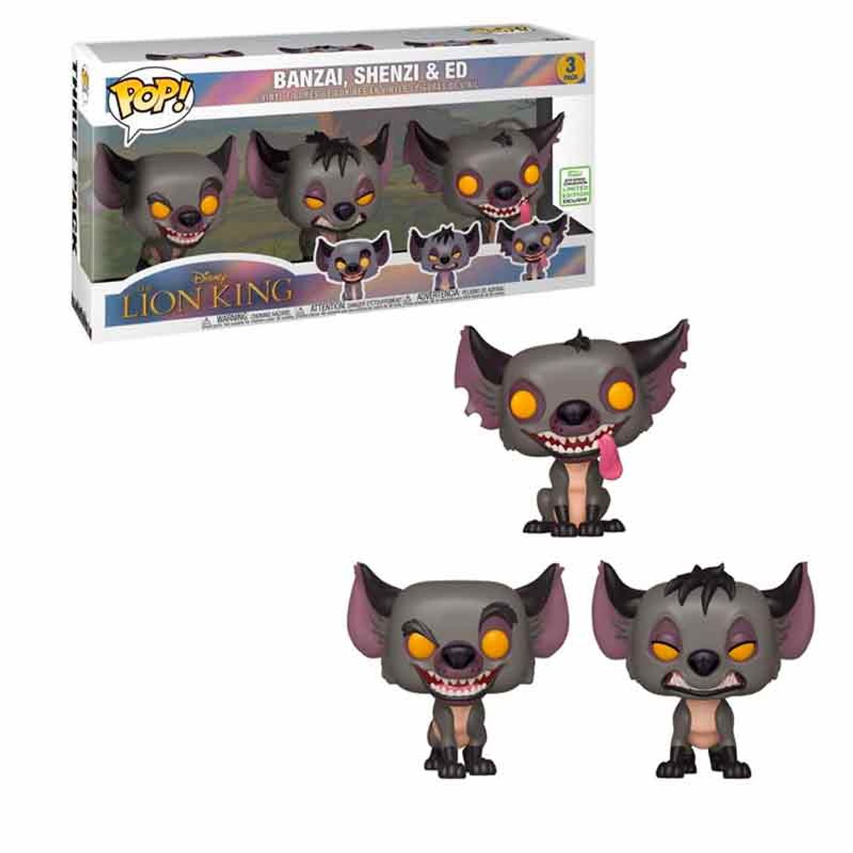 FUNKO - EL REY LEON HIENAS BANZAI SHENZI & ED 3 PACK