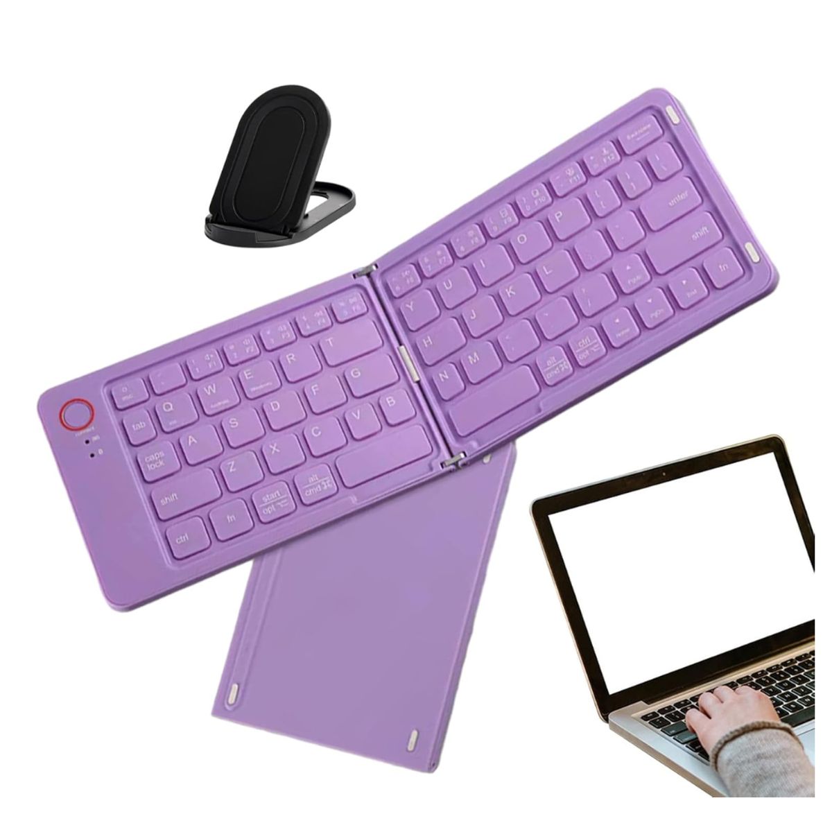 SEISA - Mini Teclado Portatil Bluetooth Inalámbrico Plegable