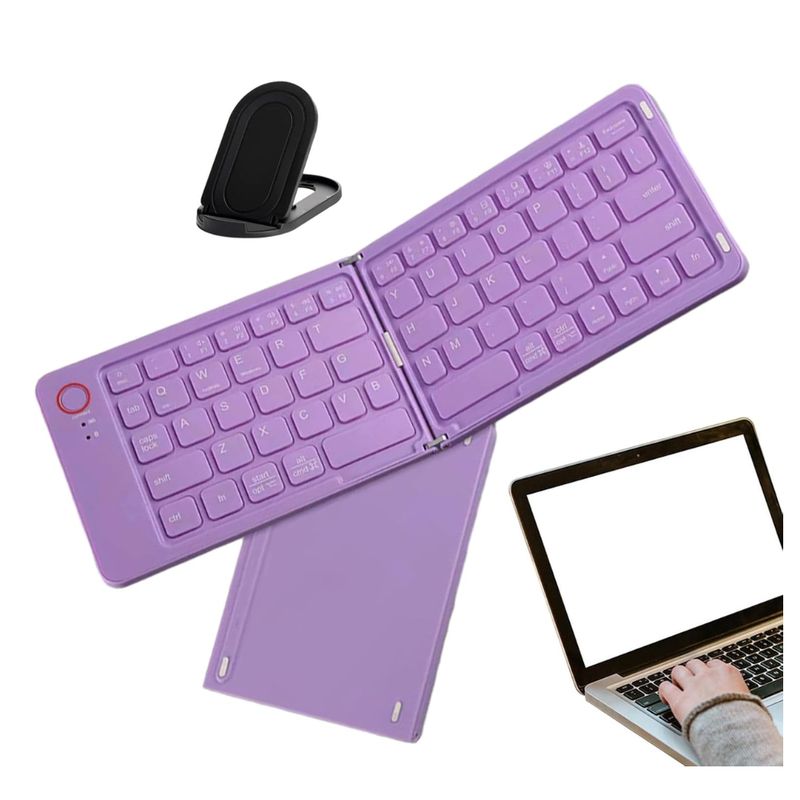 SEISA - Mini Teclado Portatil Bluetooth Inalámbrico Plegable
