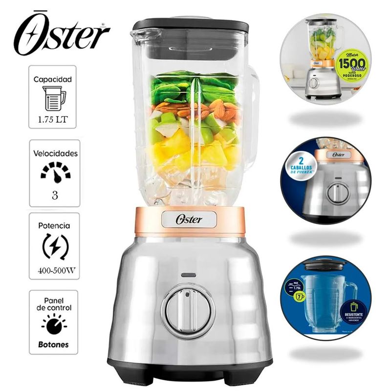 OSTER - Licuadora Oster Pro Max de 2 caballos BLSTPBRG