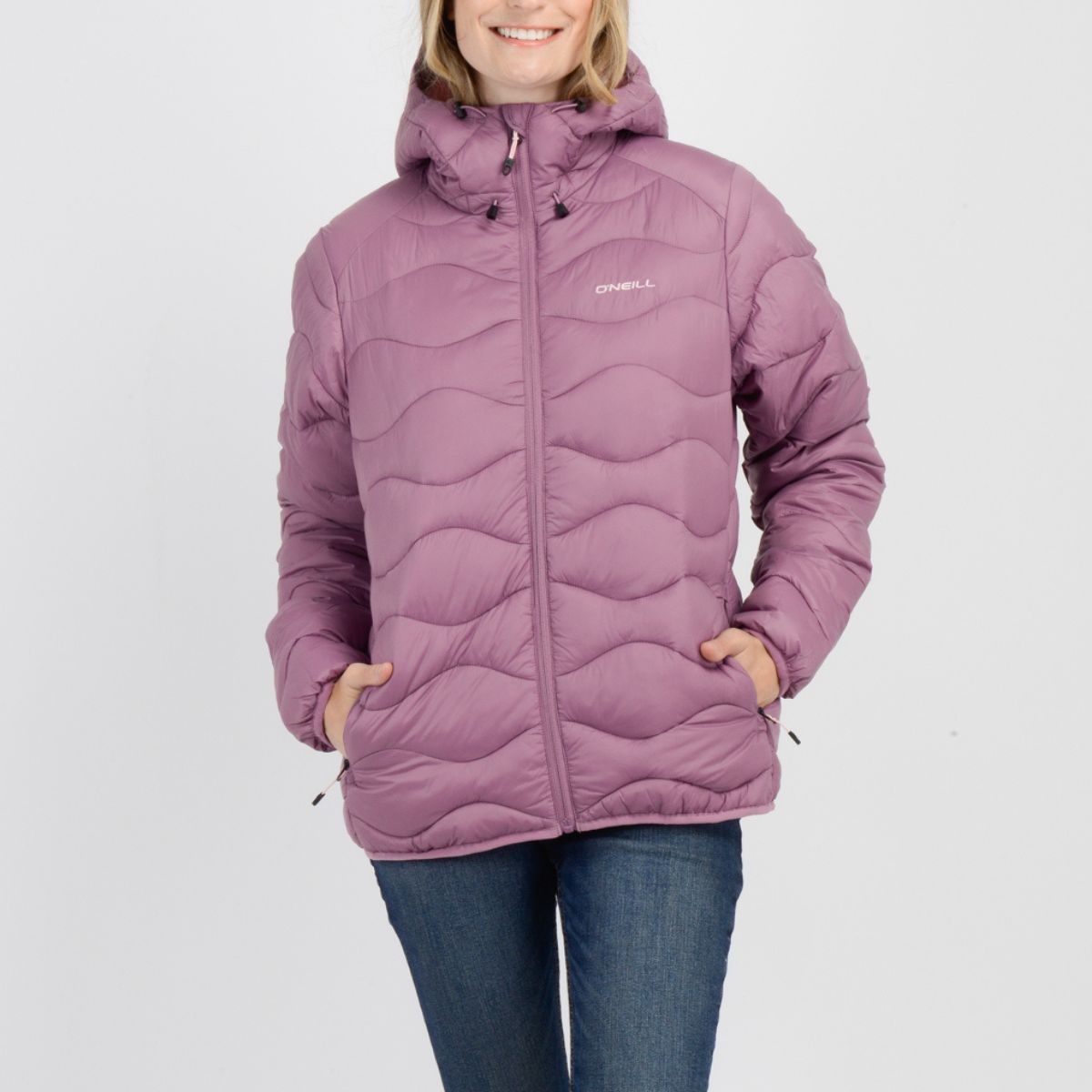 O'NEILL - CASACA MUJER ONEILL CON CAPUCHA DEEP ROSE