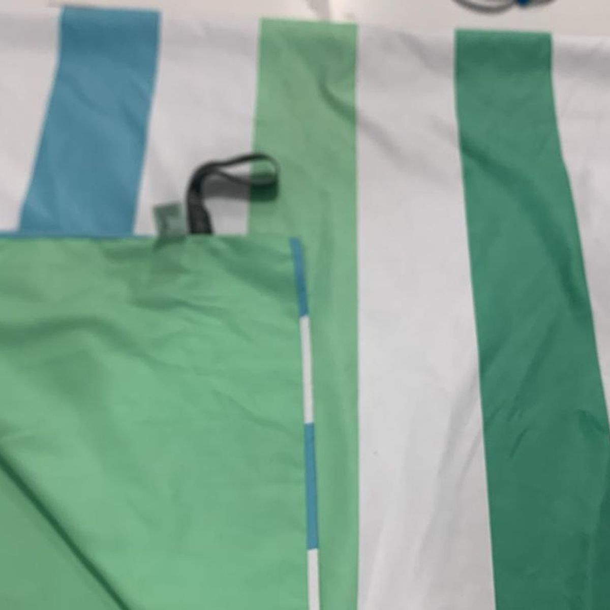 TOWELTEC - TOALLA DE MICROFIBRA LARGE DISEÑO LINEAS VERDES 90X160CM