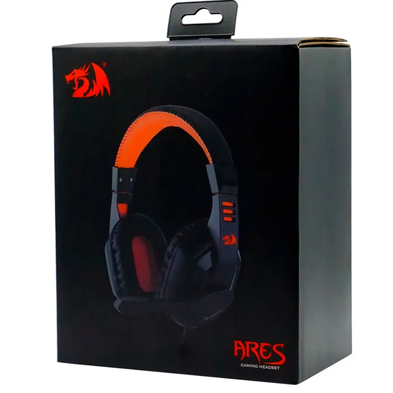 REDRAGON - Audífono Gamer Ares H120-RGB con Micrófono y LED