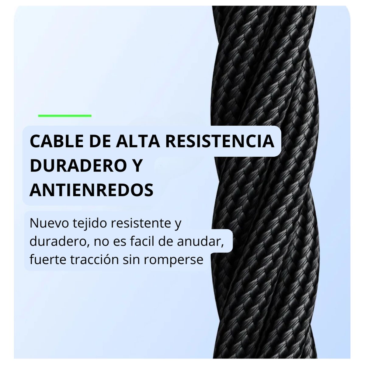 TRANYOO - Cable Cargador Celular Lightning 120cm 36w Carga Rapida Original