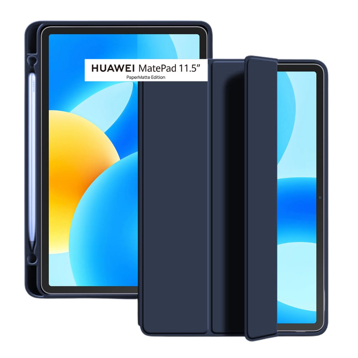 GENERICO - Funda Smart Case Portapencil Para Huawei Matepad 11.5 2023 - AZUL