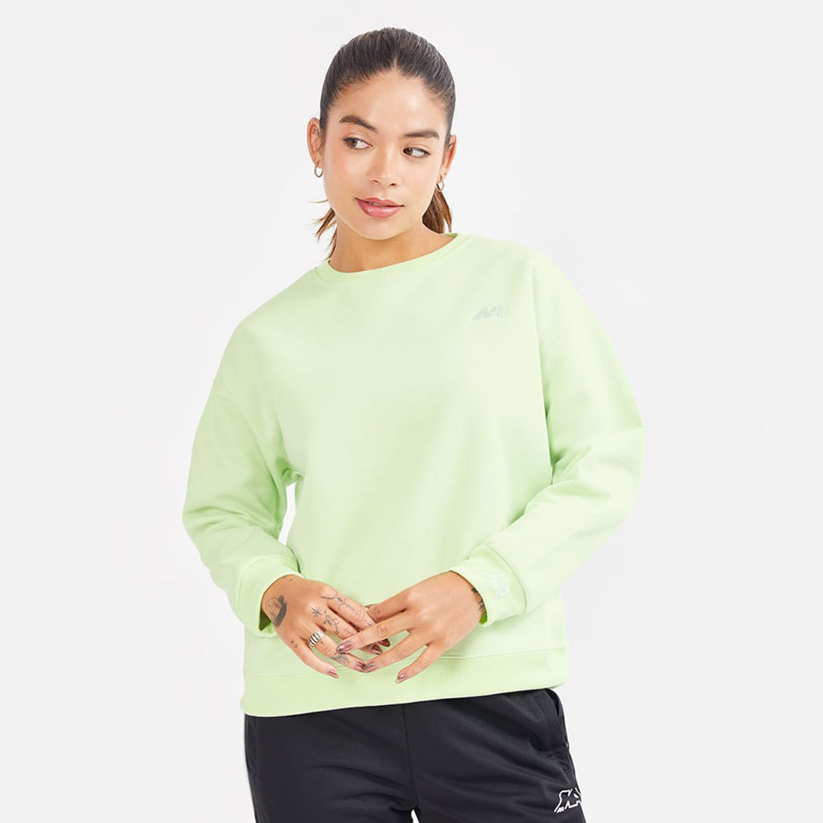 NEW ATHLETIC - Polera New Athletic Romi Verde Limon Mujer