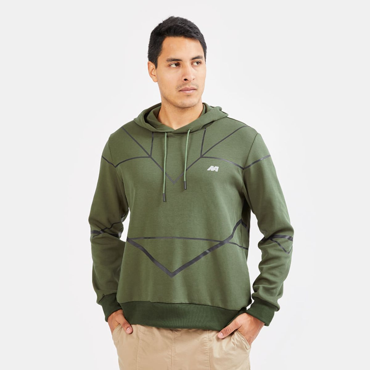 NEW ATHLETIC - Polera New Athletic Jhair Verde Militar Hombre