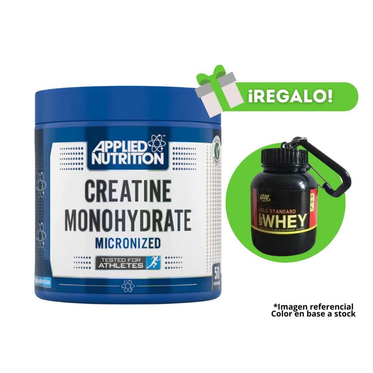 APPLIED NUTRITION - CREATINA APPLIED NUTRITION 250 G + PORTAPROTEÌNA