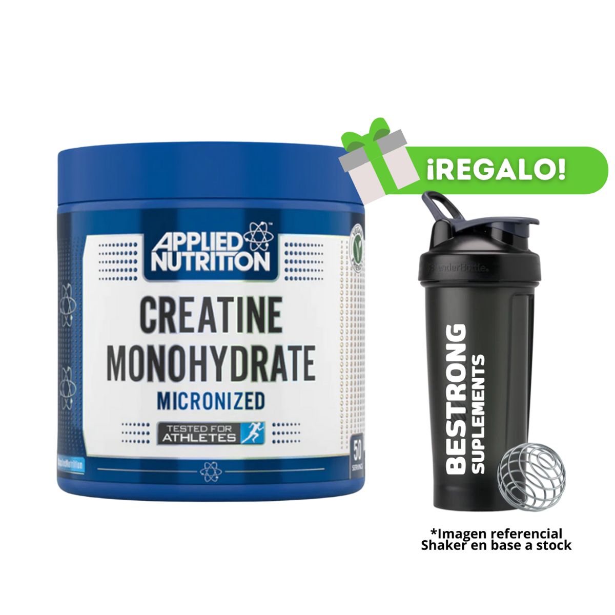 APPLIED NUTRITION - CREATINA APPLIED NUTRITION 250 G + SHAKER
