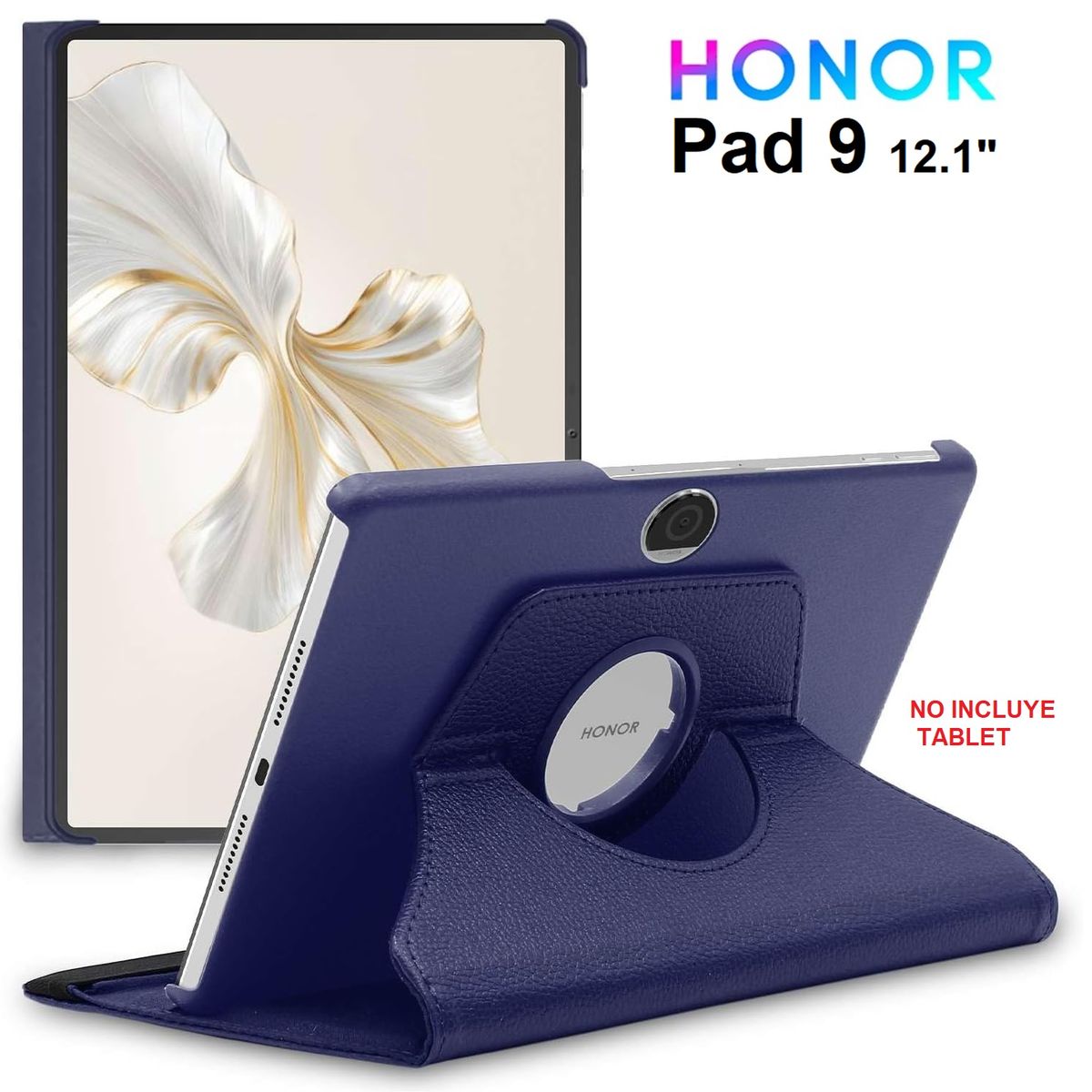 GENERICO - Funda Giratoria para Honor Pad 9 12.1 Modelo 2024 Case Protector 360°