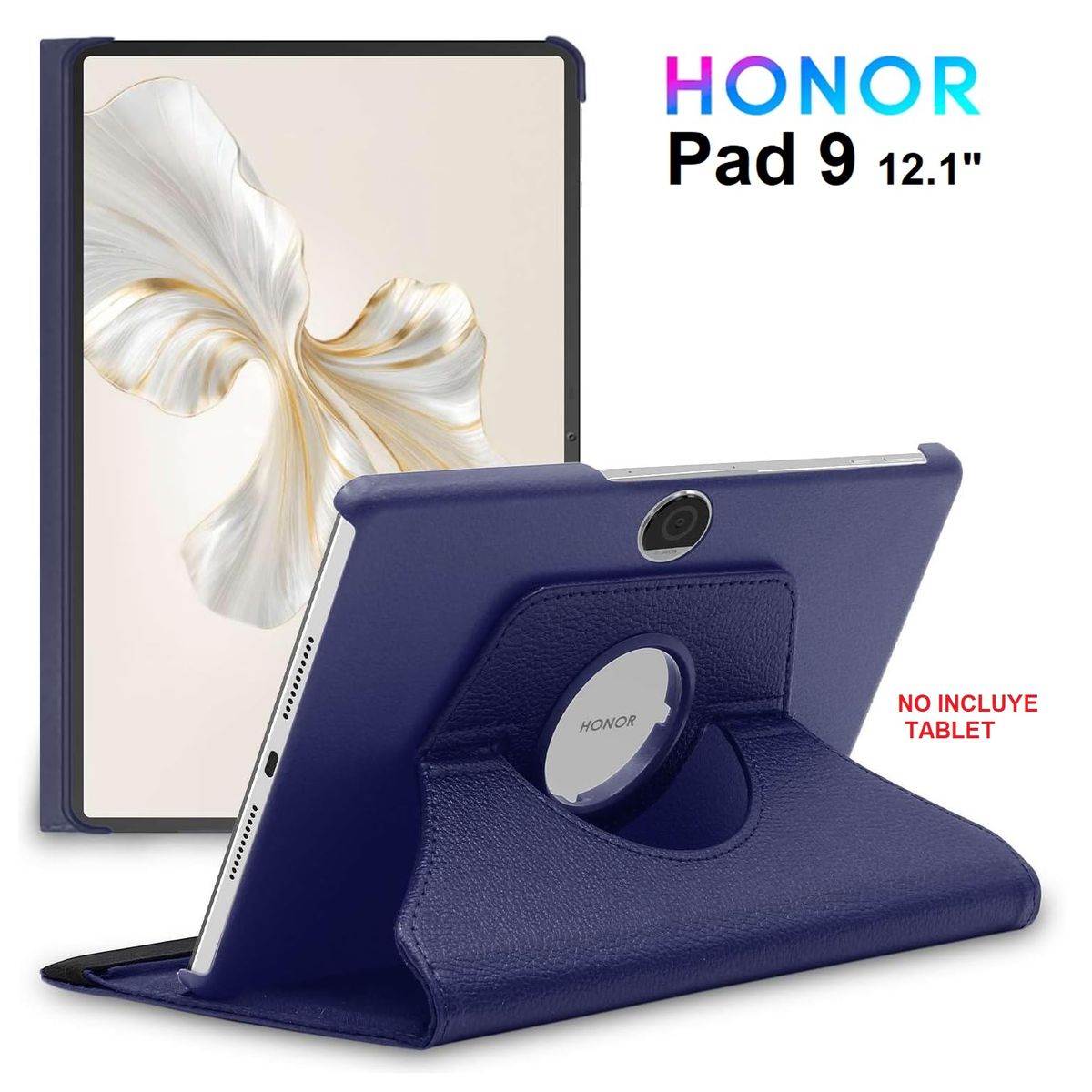 GENERICO - Funda Giratoria para Honor Pad 9 12.1 Modelo 2024 Case Protector 360°