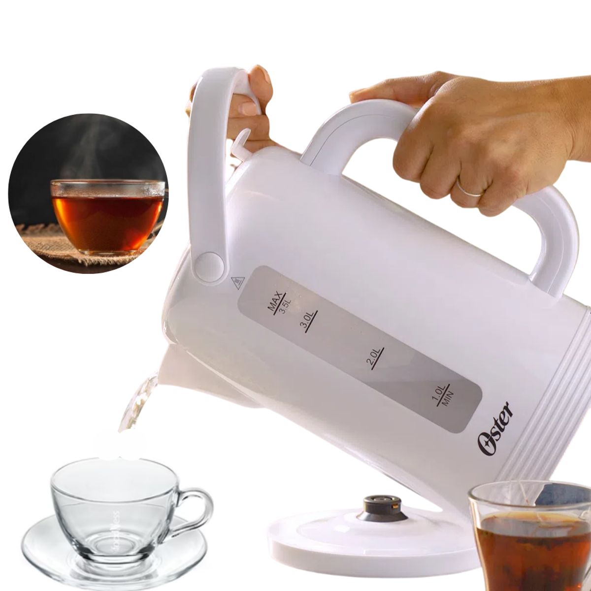OSTER - Hervidor Eléctrico Oster de 3.5 Lt - BVSTKT35W