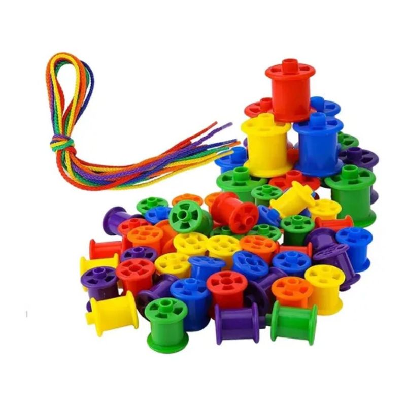 GENERICO - Enhebrado De Carretes Coloridos