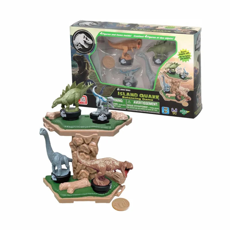 MATTEL - Jurassic World Island Quake  Juego de equilibrio Epico