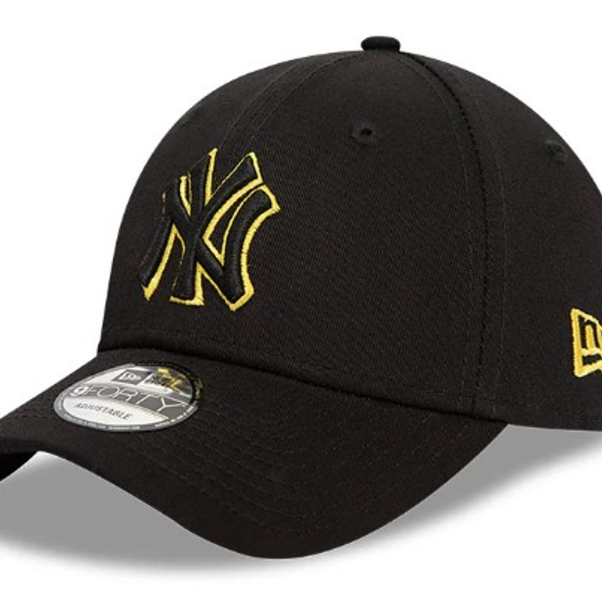 NEW ERA - Gorra New York Yankees MLB Essentials 9FORTY Strapback Black Yellow