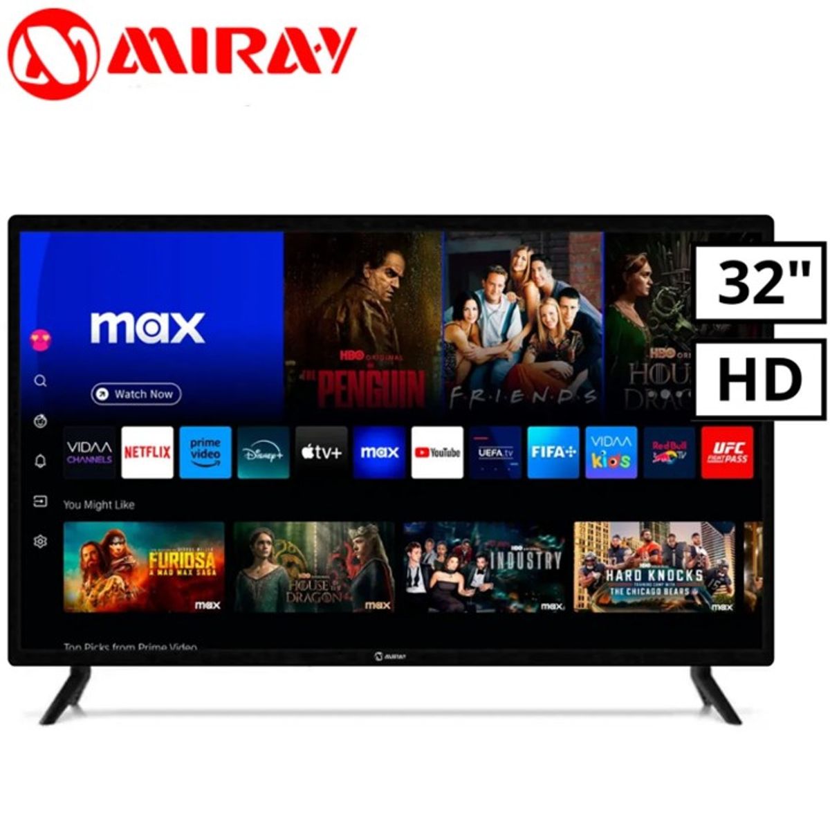MIRAY - Televisor LED HD Digital 32 Miray MS32-E204