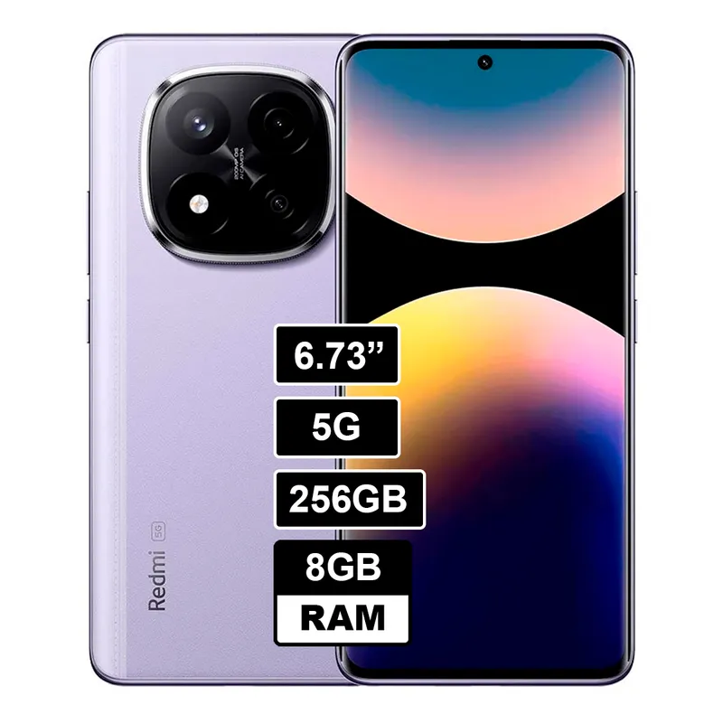 XIAOMI - Celular Redmi Note 14 PRO PLUS 5G  256GB - 8GB RAM Color Purpura