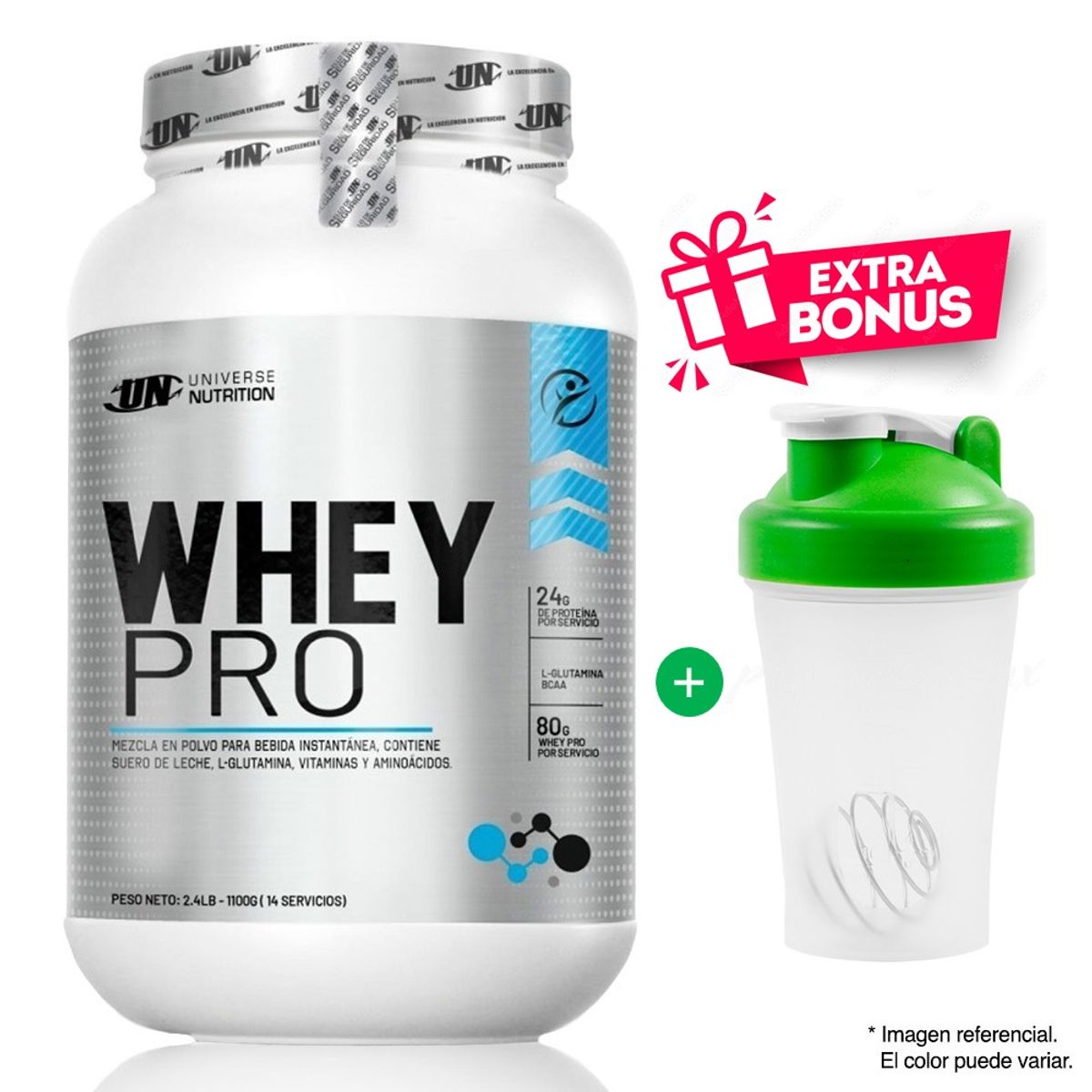 UNIVERSE NUTRITION - PROTEÍNA WHEY PRO 1100 GRAMOS COOKIES AND CREAM UNIVERSE NUTRITION