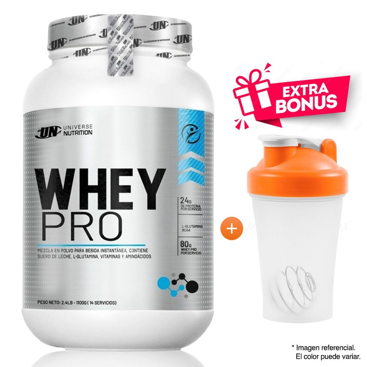 UNIVERSE NUTRITION - Proteína Universe Nutrition Whey Pro 1.1 Kg Cookies and Cream