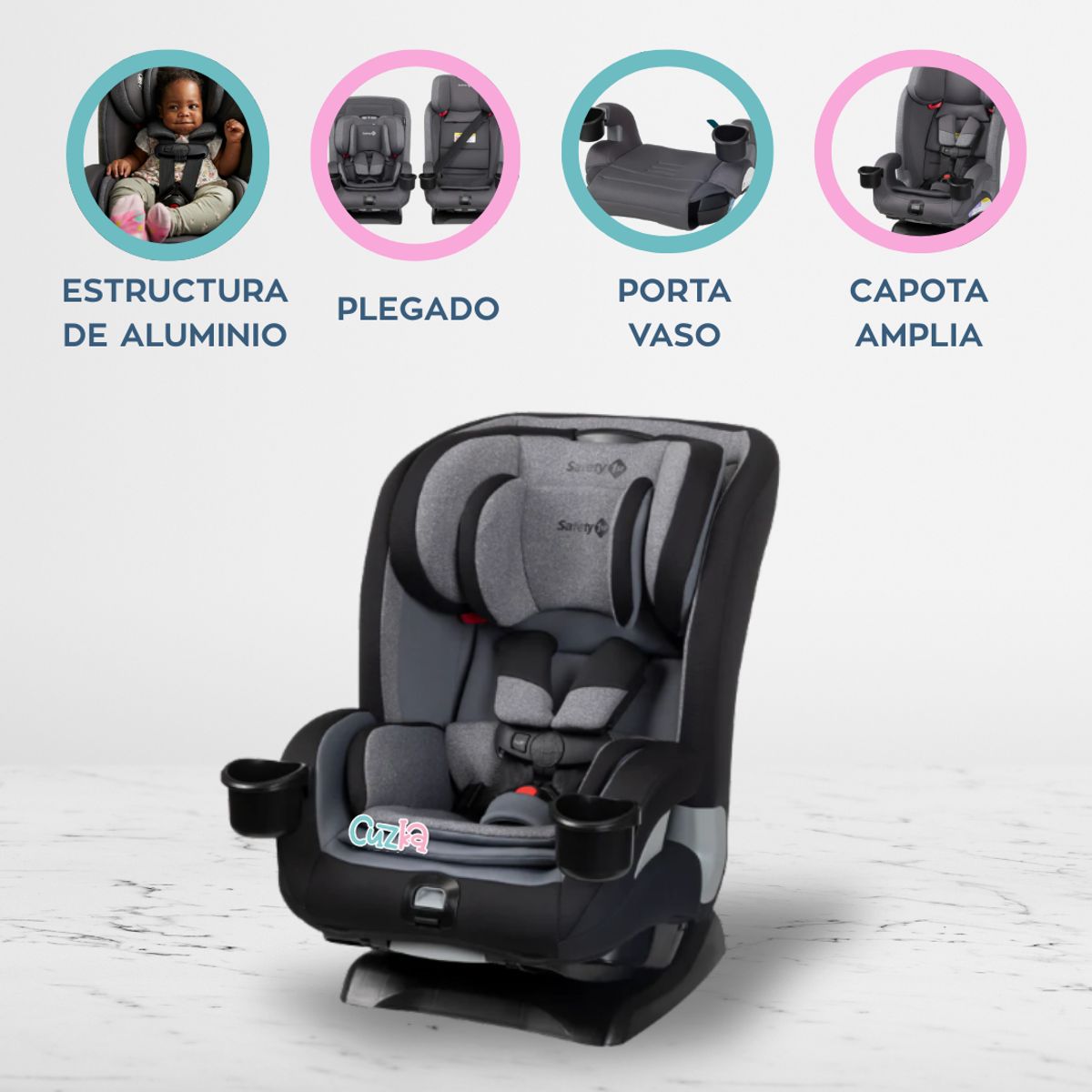 SAFETY 1ST - Silla para auto «SLIMRIDE ALL IN ONE»