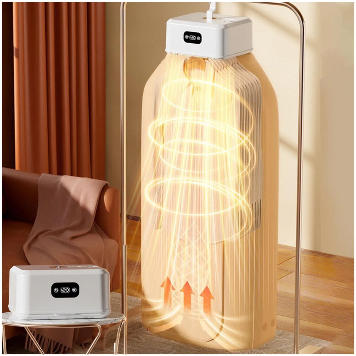 INSPIRA MARKET - Secador de Ropa Portátil 220W